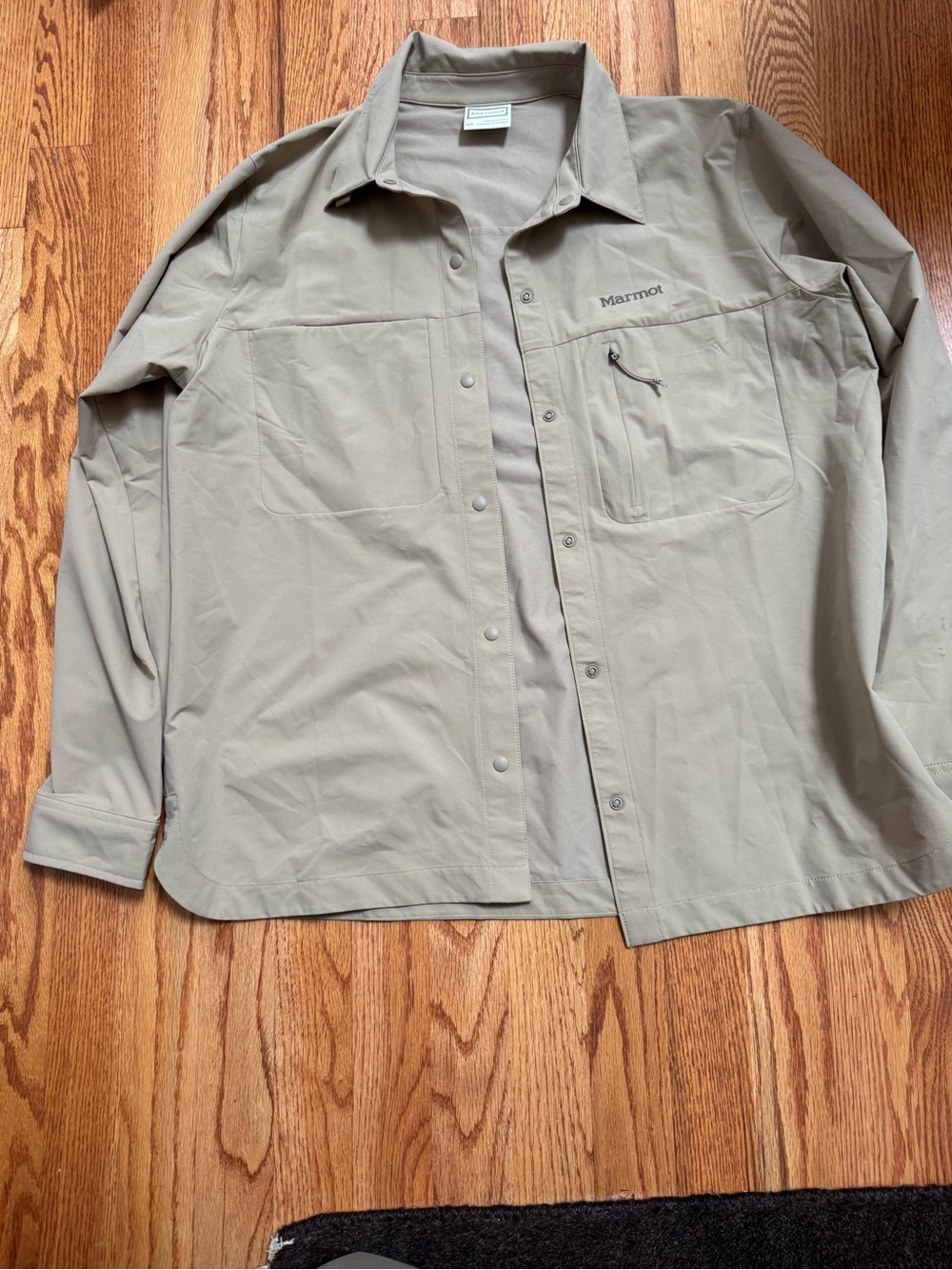 Marmot Men's Light Taupe Outdoor Shirt Jacket